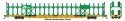 89′ Flatcar w/Bi-Level Open Auto Rack - Ready to Run -- Burlington Northern 963917, HO, WalthersMainline 8032