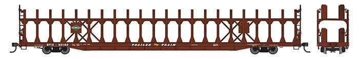 89′ Flatcar w/Bi-Level Open Auto Rack - Ready to Run -- Illinois Central 901180, HO, WalthersMainline 8037