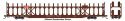 89′ Flatcar w/Bi-Level Open Auto Rack - Ready to Run -- Louisville & Nashville 961204, HO, WalthersMainline 8043