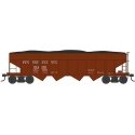 Class H21a 4-Bay Hopper - Ready to Run -- Pennsylvania Railroad 924688 (H22a, Blt. 6-13, Tuscan, Early Lettering), HO, Bowser Ma