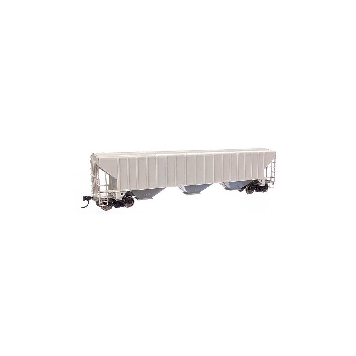 57′ Trinity 4750 3-Bay Covered Hopper - Ready to Run -- Undecorated, HO, WalthersMainline 49000
