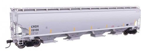67′ Trinity 6351 4-Bay Covered Hopper - Ready to Run -- Chicago Freight Car Leasing Co. CRDX 1515, HO, WalthersProto 110316