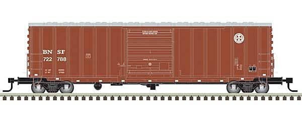 ACF 50′ Precision Design Rib-Side Boxcar - Ready to Run - Master(R) -- Burlington Nor, N, Atlas Model Railroad Co. 50006353