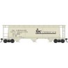 3-Bay Cylindrical Covered Hopper - Ready to Run - Executive Line -- FMC Chemicals 60546 (Blt. 7-62, beige, black, Large Logo), N
