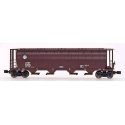 59′ 4-Bay Cylindrical Covered Hopper - Trough Hatch Version - Ready to Run -- Santa Fe (Mineral Brown), Z, Intermountain Railw