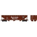 70-Ton Offset Hopper - Ready to Run -- Southern Pacific 4386 (Boxcar Red, white, black Lines Logo), HO, Bowser Manufacturing Co.