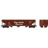 70-Ton Offset Hopper - Ready to Run -- Southern Pacific 4386 (Boxcar Red, white, black Lines Logo), HO, Bowser Manufacturing Co.