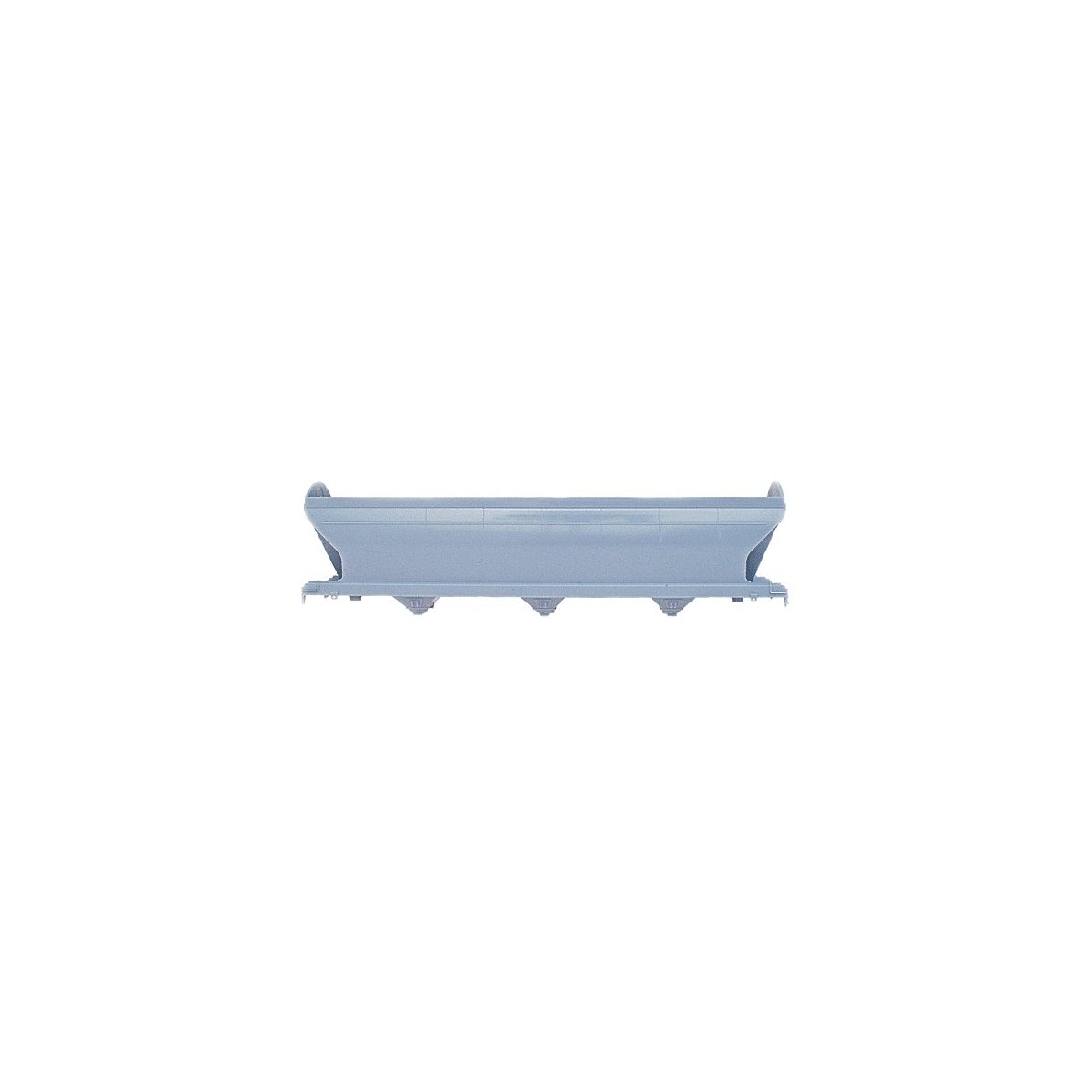 ACF 4650 Cubic Foot 3-Bay Covered Hopper - Kit -- Undecorated Phase I w/Single Rib Stiffener, HO, Intermountain Railway Company 