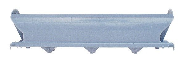ACF 4650 Cubic Foot 3-Bay Covered Hopper - Kit -- Undecorated Phase I w/Single Rib Stiffener, HO, Intermountain Railway Company 