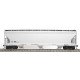 47′ ACF 3-Bay Center Flow Covered Hopper - Kit (Plastic) -- Data Only (gray), HO, Accurail Inc 2096
