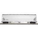47′ ACF 3-Bay Center Flow Covered Hopper - Kit (Plastic) -- Data Only (gray), HO, Accurail Inc 2096