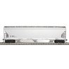 47′ ACF 3-Bay Center Flow Covered Hopper - Kit (Plastic) -- Data Only (gray), HO, Accurail Inc 2096
