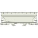ACF 2-Bay Covered Hopper - Kit -- Data Only (gray, black), HO, Accurail Inc 2296