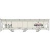 47′ ACF 3-Bay Center Flow Covered Hopper - Kit -- New York Central (gray, black, red, white, Large Logo), HO, Accurail Inc 200