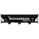 ACF 47′ 3-Bay Center-Flow Covered Hopper - Kit -- Sid Richardson SRCX 459 (black, white Billboard Lettering), HO, Accurail Inc