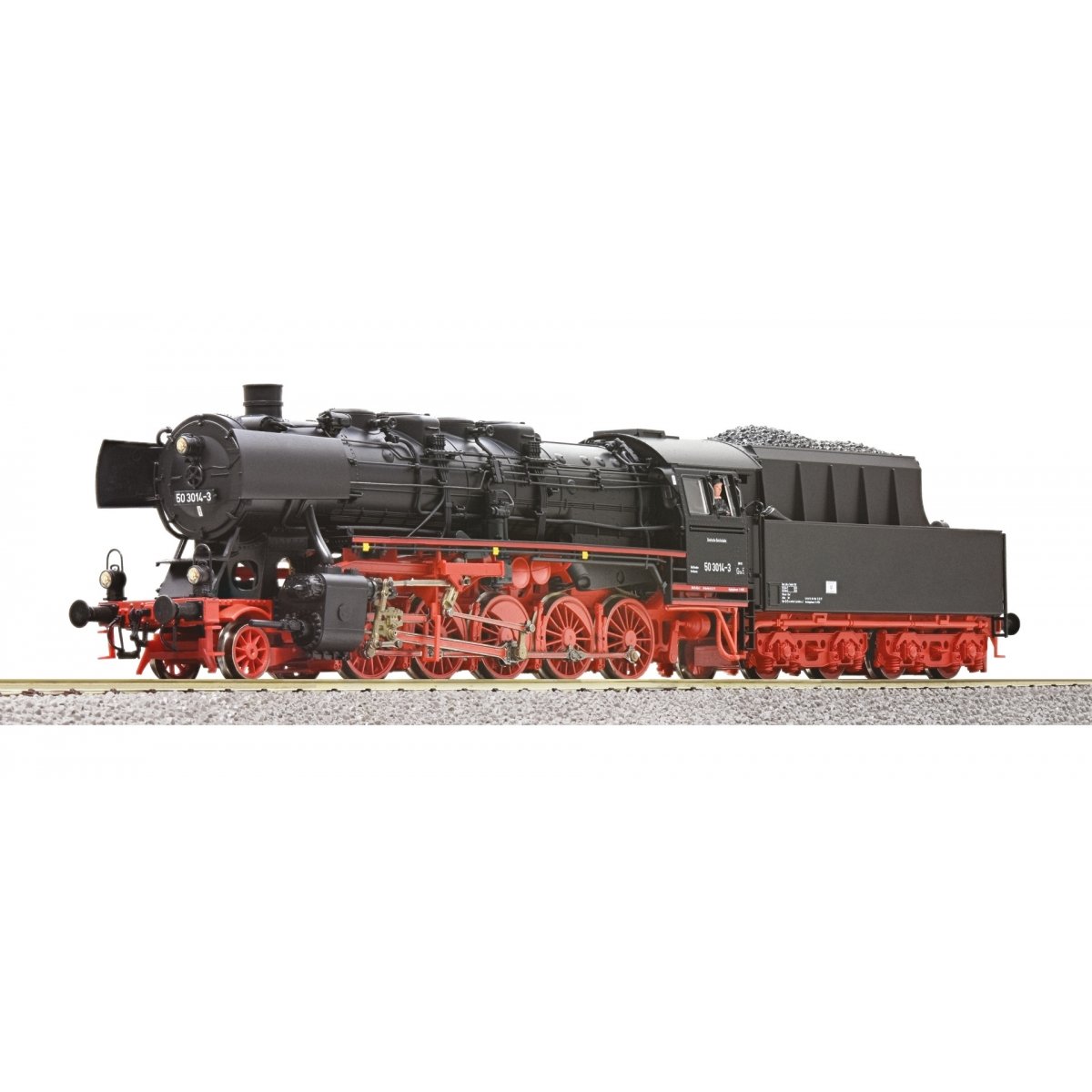 Steam locomotive -- Dampflokomotive -- 50 3014-3 - DR - HO - Roco Fleischmann 70041