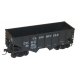 USRA 55-Ton 2-Bay Open Hopper - Kit -- Clinchfield CC&O (black), HO, Accurail Inc 2581