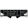 55-Ton Panel-Side 2-Bay Hopper - Kit -- Pittsburgh & Lake Erie (black), HO, Accurail Inc 2817