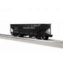 AAR 2-Bay Offset Hopper - 3-Rail - Ready to Run -- Nickel Plate Set 33737 (black, white), O, Lionel 2442329