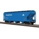 ACF(R) 3-Bay Centerflow Covered Hopper - 3-Rail - Premier -- Georgia Pacific (blue, white), O, Atlas O 3001625