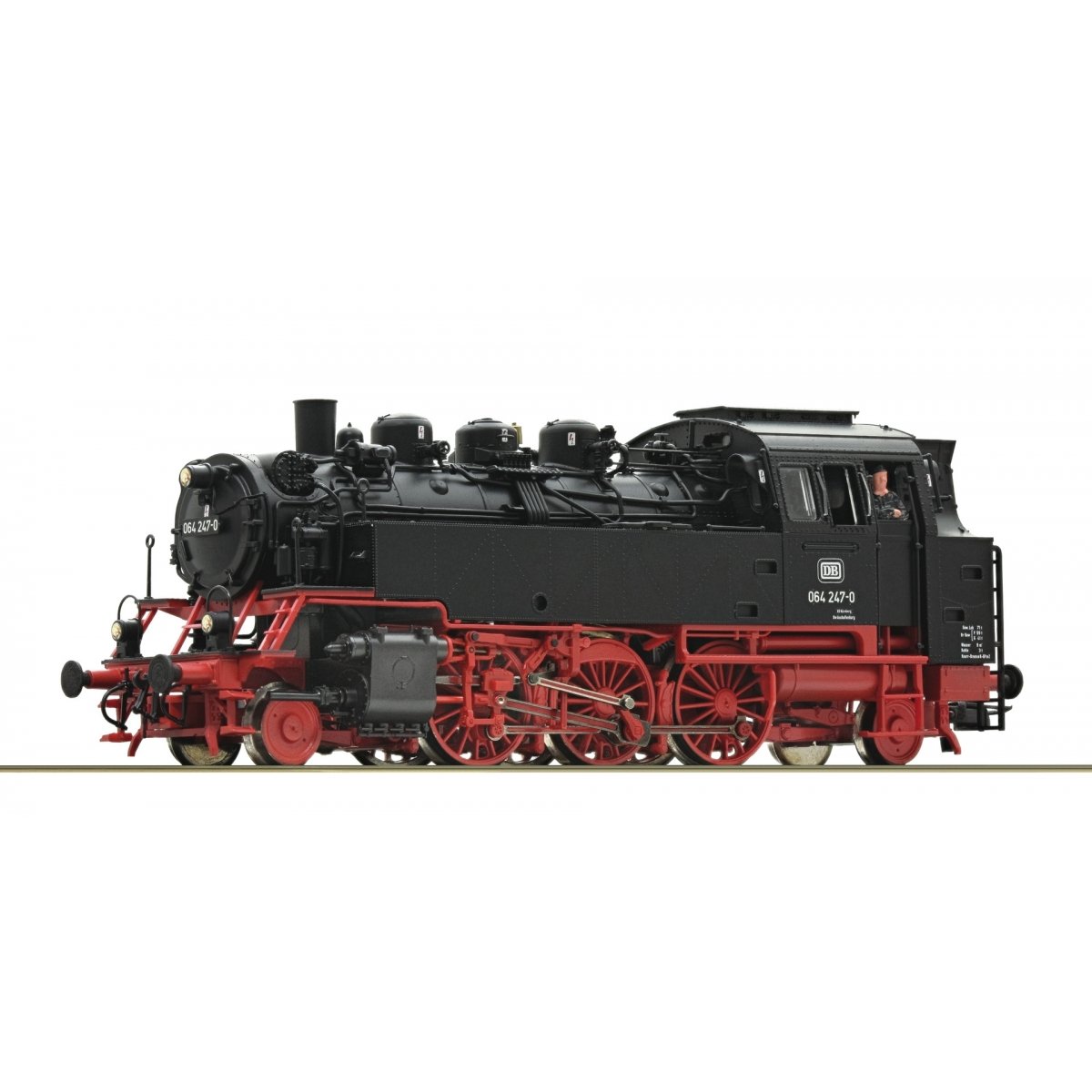 Steam locomotive -- Dampflokomotive -- 064 247-0 - DB - HO - Roco Fleischmann 70217