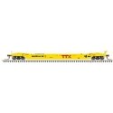 40′ Rebuilt Well Car - Ready to Run - Master(R) -- TTX DTTX 457754 (Late Repaint, yellow, red, black), N, Atlas Model Railroad