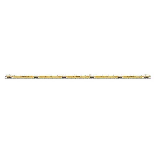 Trinity 53′ RAF53C 5-Unit Spine Car - Ready to Run -- TTX 555001 (As-Delivered, black, yellow), N, Atlas Model Railroad Co. 50