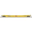 53′ Rebuilt Well Car - Ready to Run - Master(R) -- TTX DTTX 475945 (yellow, red, small Next Load Any Road Logo), N, Atlas Mode