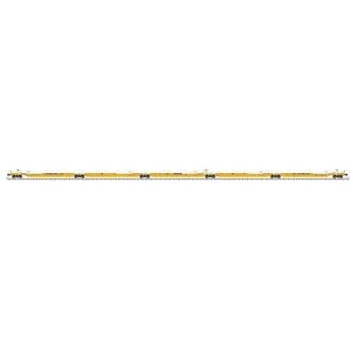 Trinity 53′ RAF53C 5-Unit Spine Car - Ready to Run -- TTX 553084 (As-Delivered, black, yellow, w/Conspicuity Stripes), N, Atla