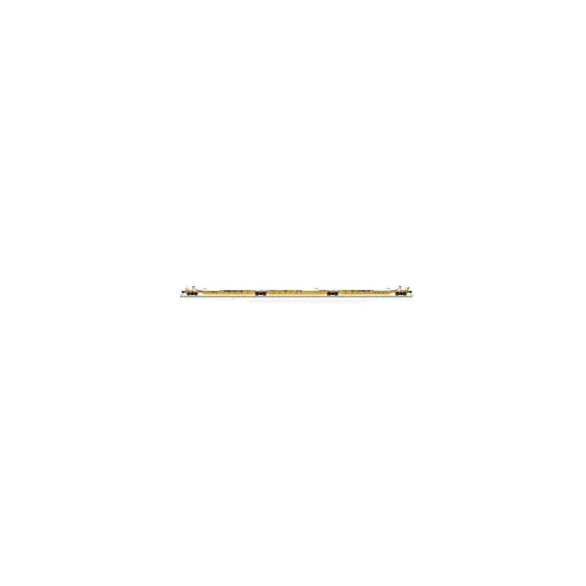 Trinity 53′ RAF33 3-Unit Spine Car - Ready to Run -- TTX 355089 (As-Delivered, black, yellow), N, Atlas Model Railroad Co. 500