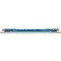 53′ Rebuilt Well Car - Ready to Run - Master(R) -- Florida East Coast 74122 (blue, white, Grupo Mexico Logo), N, Atlas Model R