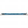53′ Rebuilt Well Car - Ready to Run - Master(R) -- Florida East Coast 74122 (blue, white, Grupo Mexico Logo), N, Atlas Model R
