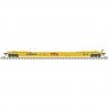 53′ Rebuilt Well Car - Ready to Run - Master(R) -- TTX DTTX 475583 (yellow, red, small Next Load Any Road Logo), N, Atlas Mode