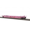 53′ Rebuilt Well Car - 3-Rail - Ready to Run - Premier -- TTX DTTX 469542 (pink, On Track for a Cure Logo), O, Atlas O 3001765