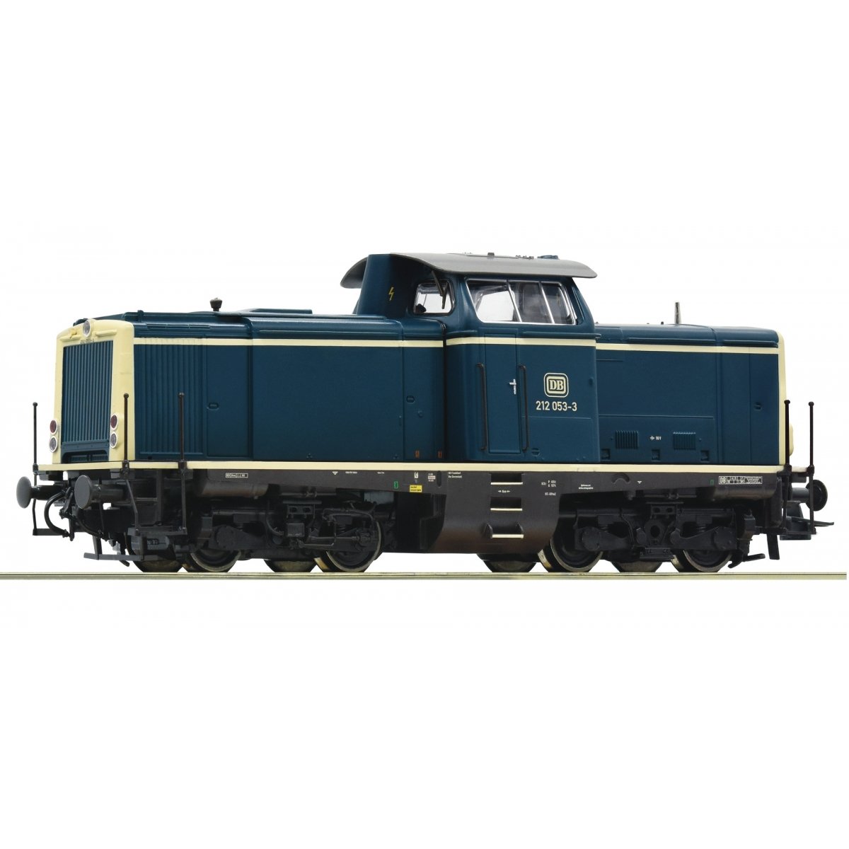 Diesel locomotive -- Diesellokomotive -- 212 053-3 - DB - HO - Roco Fleischmann 52539