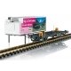 Container Flatcar with Reefer Container - Ready to Run -- Rhaetian Railway RhB 7869 (black, Volg Container), G, LGB 46896