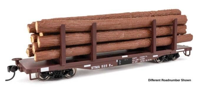 45′ Logging Flatcar - Ready to Run -- St. Maries River Railroad 534, HO, WalthersMainline 50923