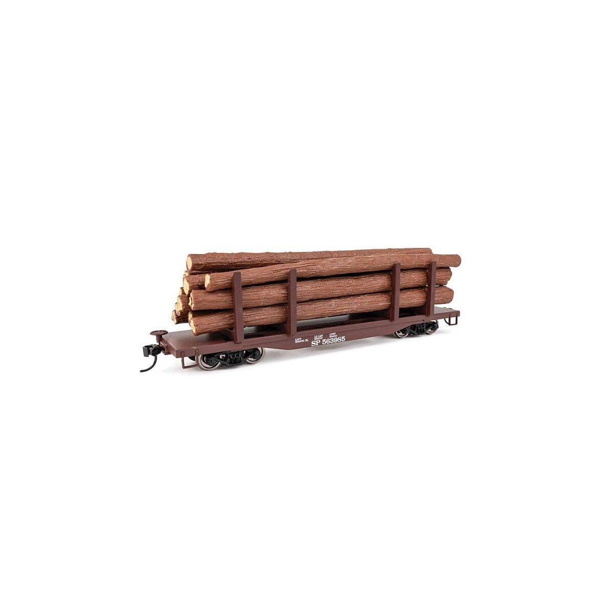 45′ Logging Flatcar - Ready to Run -- Southern Pacific(TM) 563985, HO, WalthersMainline 50912