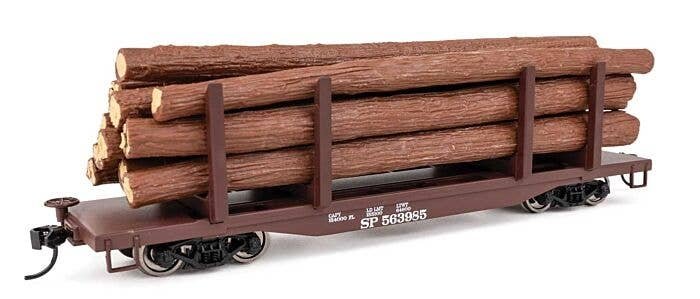 45′ Logging Flatcar - Ready to Run -- Southern Pacific(TM) 563985, HO, WalthersMainline 50912