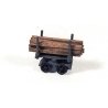 18′ Gauge Mining Equipment -- Timber Car, HO, Durango Press 47