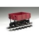 1:20.3 Ore Car w/Metal Wheels -- Wood Side-Dump (Brown), G, Bachmann Industries 92502