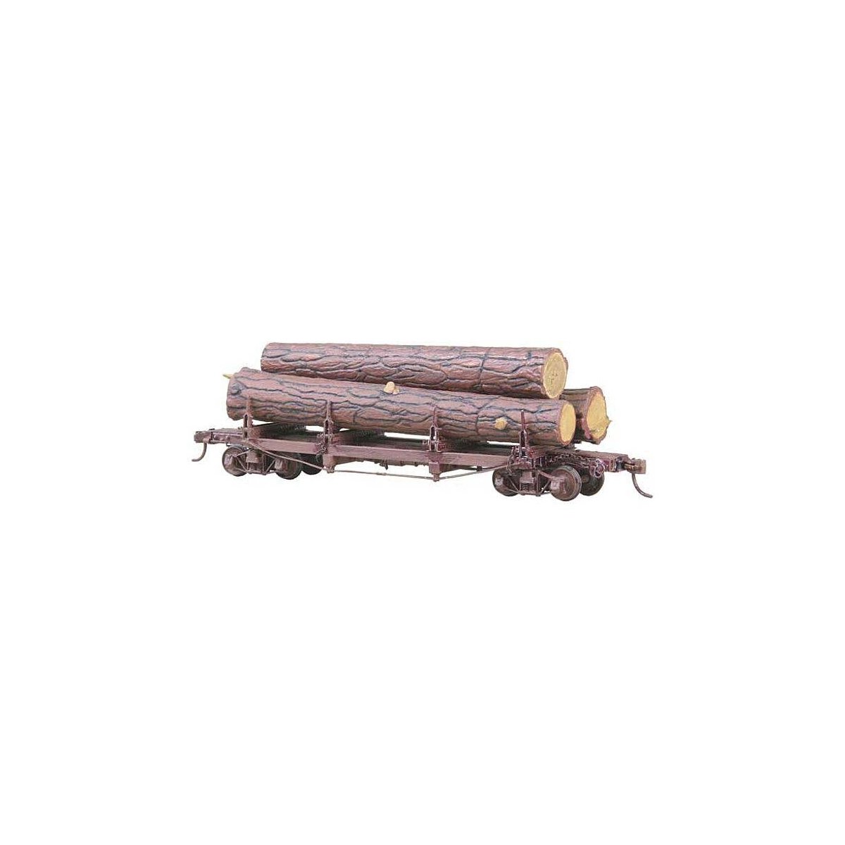 103 Truss Log Car with Logs - Kit -- Undecorated, HO, Kadee Quality Products 103