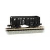 Flat-Bottom Ore Car - Ready to Run -- Pennsylvania Railroad 14514 (black), N, Bachmann Industries 18657