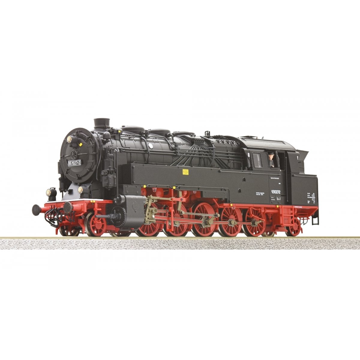 Steam locomotive -- Dampflokomotive -- 95 1027-2 - HO - Roco Fleischmann 71097