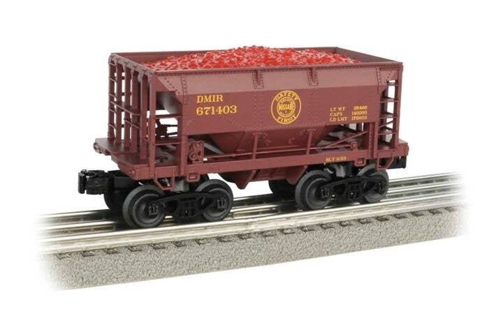 70-Ton Ore Car - 3-Rail Ready to Run - Williams -- Duluth, Missabe & Iron Range, O, Bachmann Industries 48501