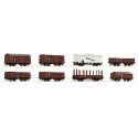 Goods wagons -- Güterwagen -- DRG - 8 piece set - HO - Roco 44003