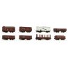 Goods wagons -- Güterwagen -- 8 piece set - DRG - HO - Roco Fleischmann 44003