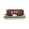 Ore Car - Flat-Bottom - Ready to Run -- Union Pacific (Boxcar Red), N, Bachmann Industries 18651