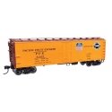 40′ Steel Reefer with Dreadnaught Ends - Ready To Run -- Pacific Fruit Express(TM) 41507 UP(R) & SP(TM) logos, HO, WalthersMai