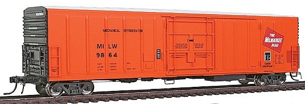 R-70-20 Mechanical Reefer - Ready to Run -- Milwaukee Road (orange, white, red), HO, Intermountain Railway Company 48815